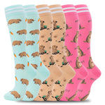 0A-0601- Compression Socks for Women Men Support Circulation 6 Pairs Socks For Travel