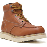 HVB 302 Men's 6" Soft Toe Non-Slip Water Resistant for Construction with Durable Rubber EVA Outsole Work Boots