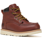 HVB303 Men’s 6" Soft Toe Water Resistant, Non-Slip, Oil-Resistant Rubber EVA Outsole, Breathable Leather Work Boots