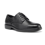 RV2102 Classic Black 4" Men's Dress Shoes Oxford Work Shoes - Full Grain Leather with Kevlar Puncture Resistance