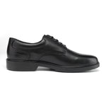 RV2103 Classic Black 4" Men's Dress Shoes Oxford Work Shoes - Full Grain Leather with Kevlar Puncture Resistance