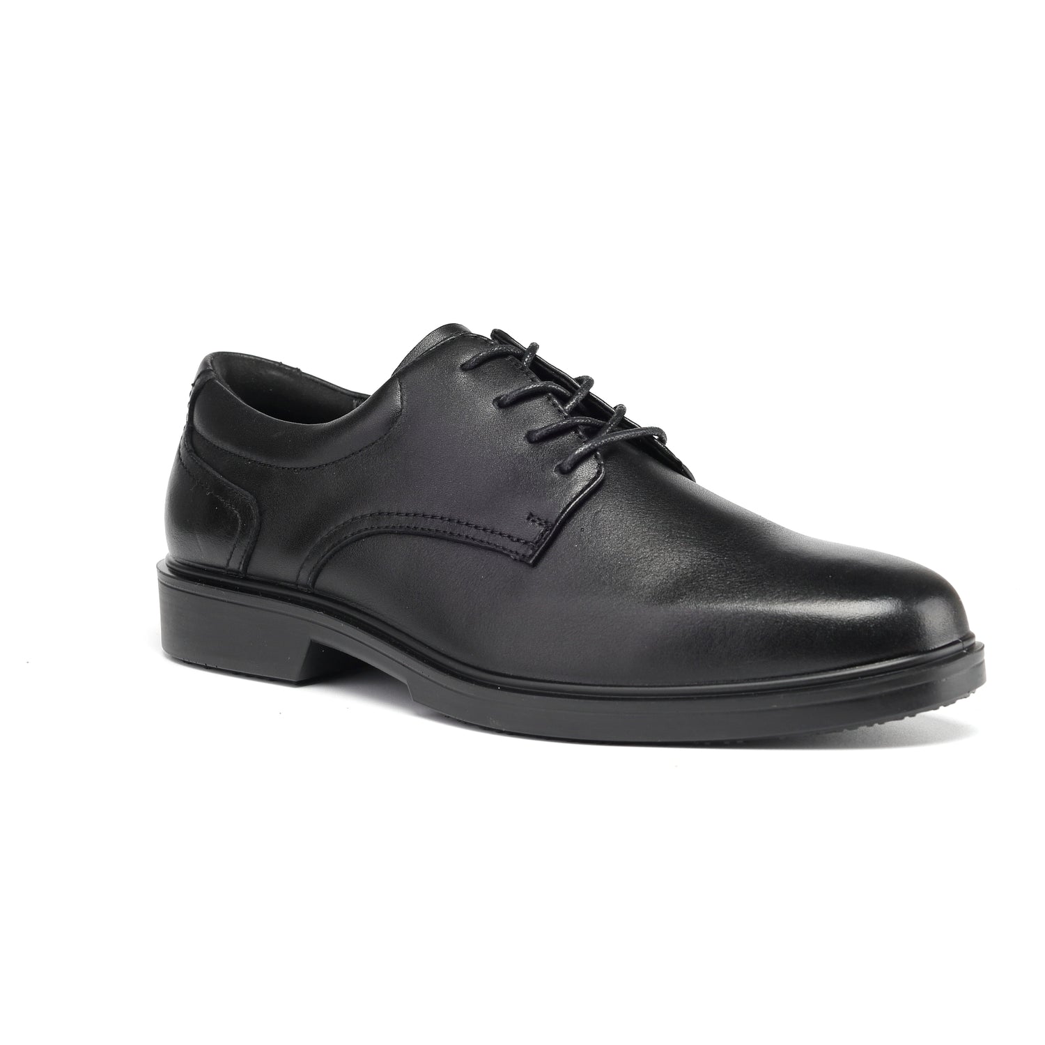 RV2103 Classic Black 4" Men's Dress Shoes Oxford Work Shoes - Full Grain Leather with Kevlar Puncture Resistance