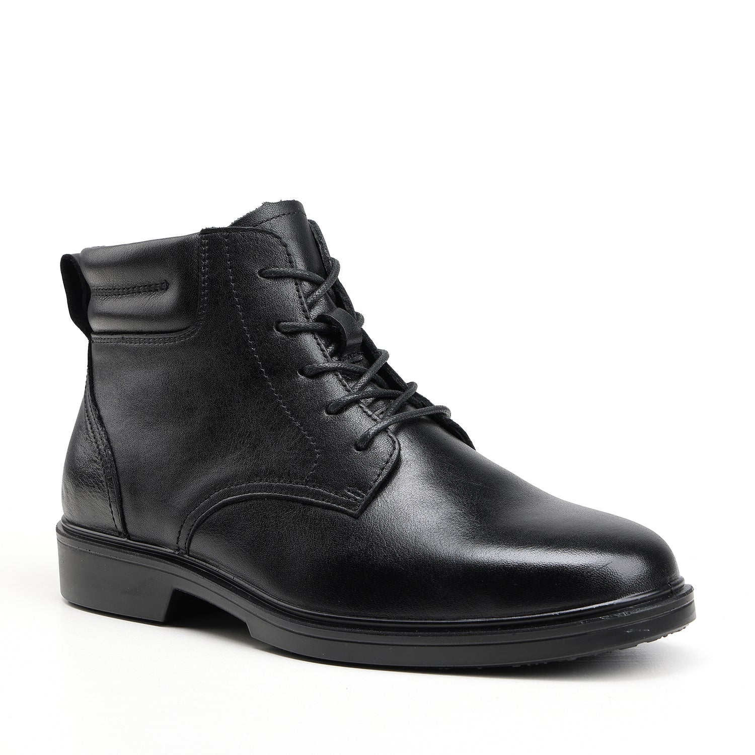RV4102 Men's 6" Soft Toe Boots Lace up Black Full Grain Leather with Kevlar Puncture Resistance