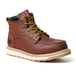 VCK3036 Men's Soft-Toe 6" Work Boots, Lightweight, Breathable, Non-Slip Rubber Outsole, Anti-Fatigue, CoolMax, EH Rated – Durable