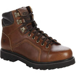 20130 Men's 6" Rubber Sole Soft Toe Nubuck Leather Work Boots