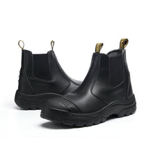 Load image into Gallery viewer, LV 802 Men&#39;s Slip-on Work Boots Soft Toe Waterproof Black
