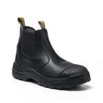 LV 822 Men's Slip-on Work Boots Composite Toe Waterproof Black