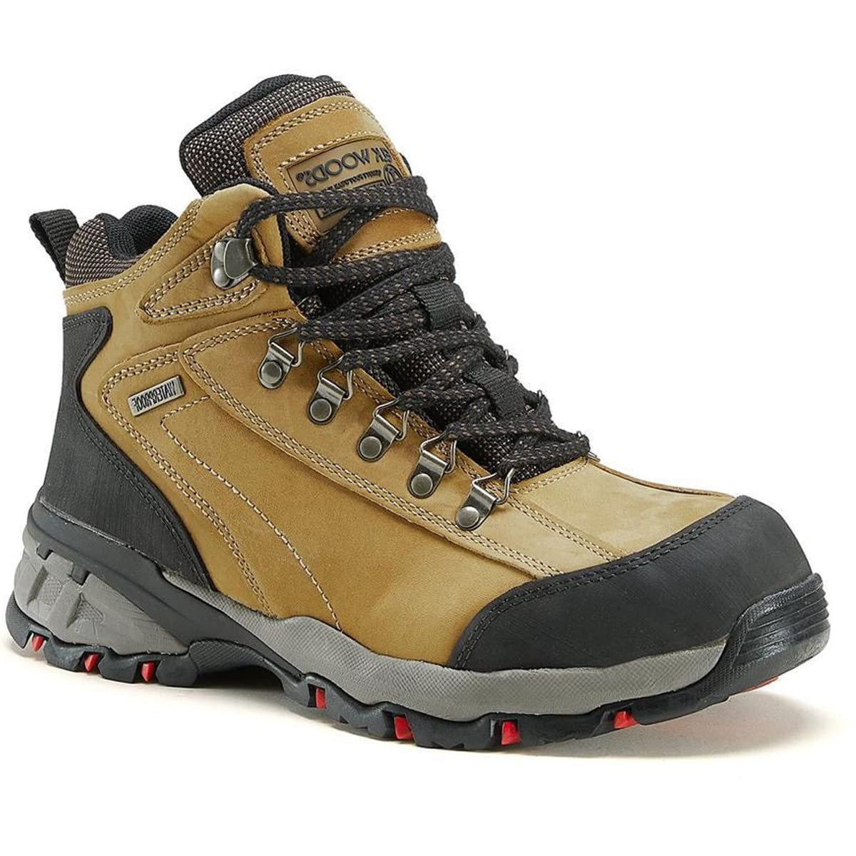 85229 ELK WOODS Botas de trabajo clásicas para hombre de 6" con punta blanda - Marrón