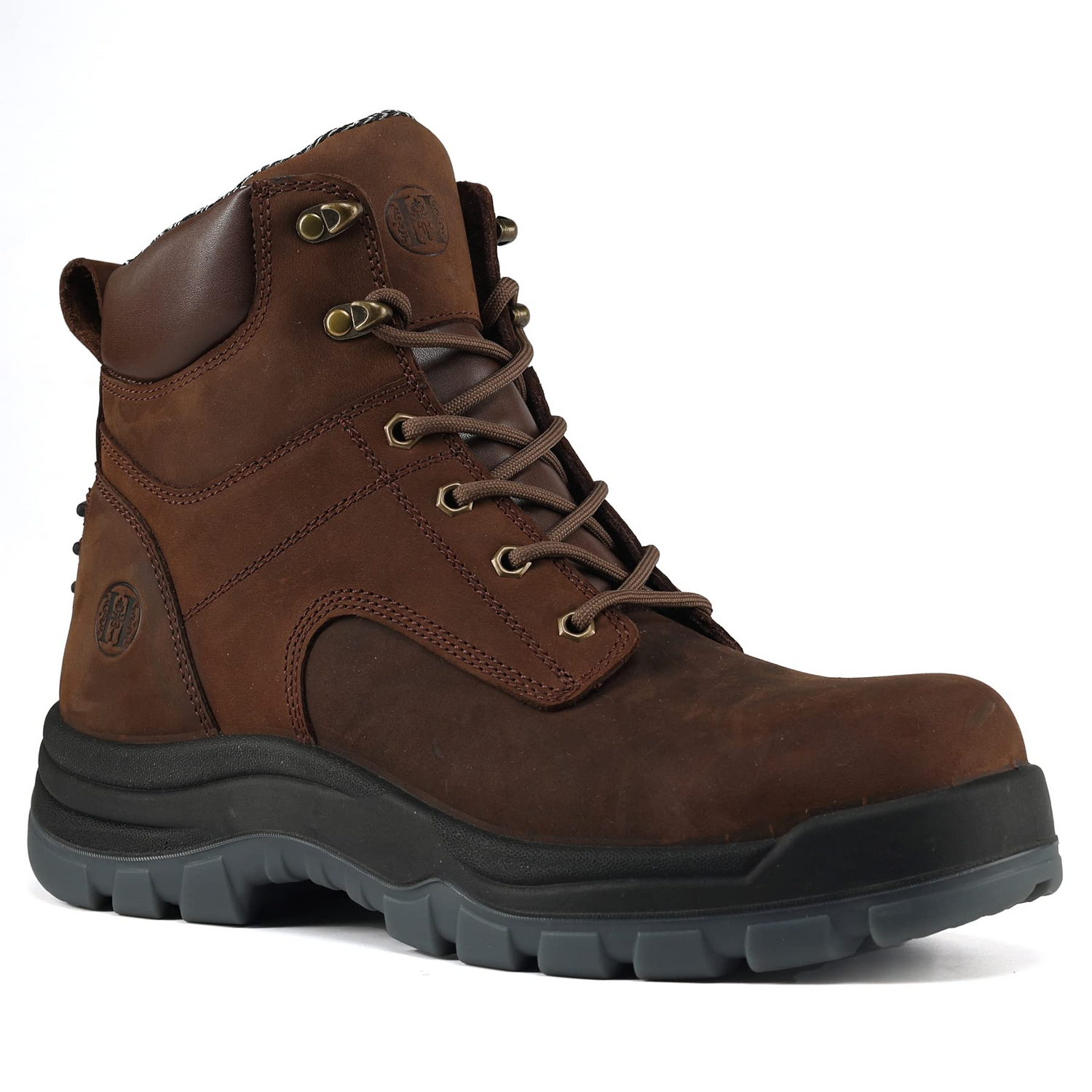 80N01BN Men's 6" Soft Toe Slip Resistant Water Resistant Anti-puncture Work Boots Durable