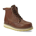 DIEHARD 84984 Men's work boots Soft Toe comfortable 6" boots Brown