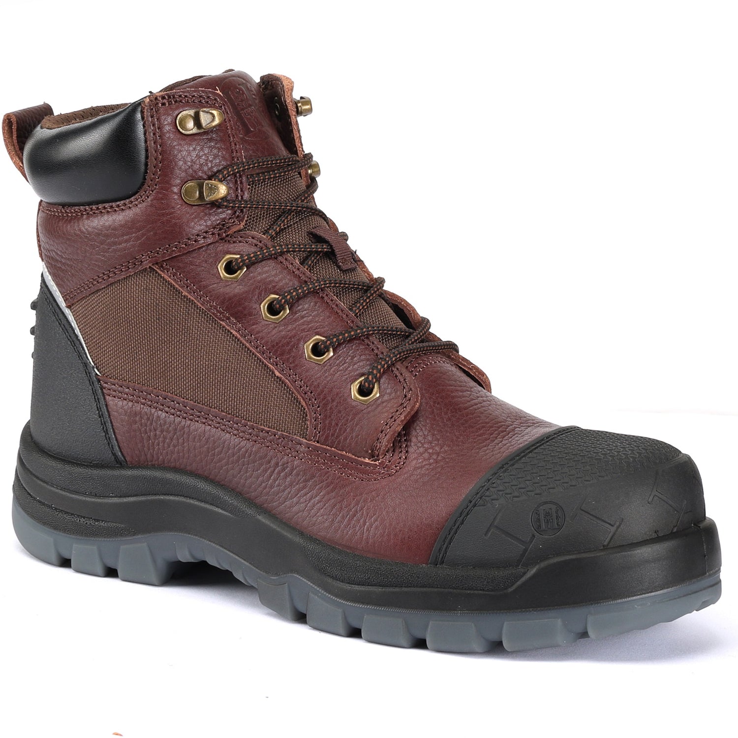 80N03 / 81N03 Soft Toe / Composite Toe 6" Waterproof Mens Work Boots, Non-Slip Puncture-Proof Safety Anti-Static Working Shoes