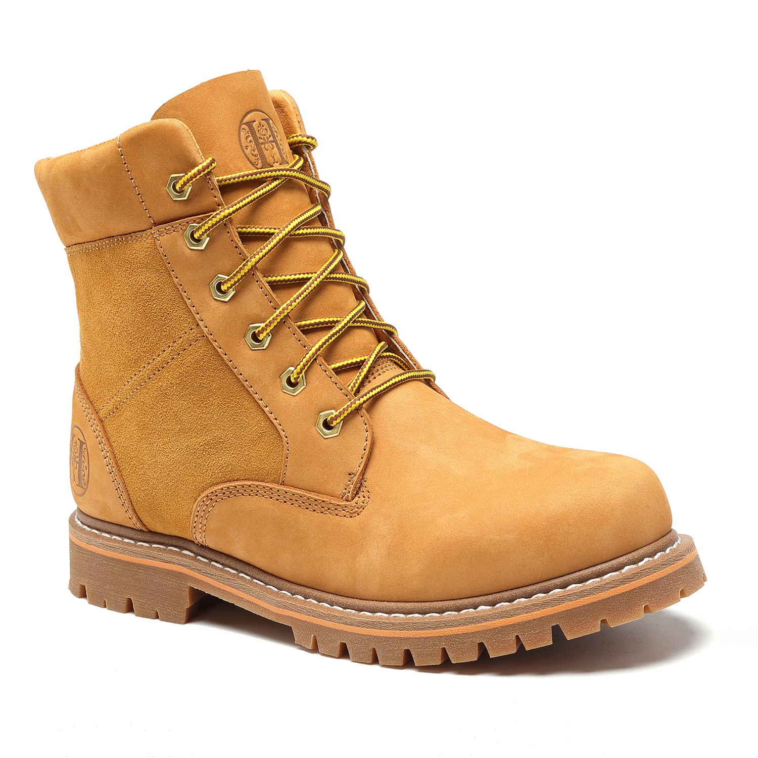HANDPOINT H84102 Mens 6" Soft Toe Suretrack Leather Slip Resistant Durable Work Boots