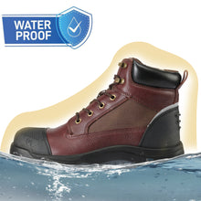 Carica l&#39;immagine nel visualizzatore di Gallery, 80N03 / 81N03 Soft Toe / Composite Toe 6&quot; Waterproof Mens Work Boots, Non-Slip Puncture-Proof Safety Anti-Static Working Shoes
