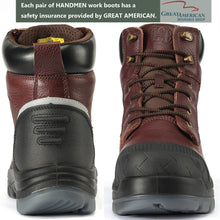 Cargar imagen en el visor de la galería, 80N03 / 81N03 Soft Toe / Composite Toe 6&quot; Waterproof Mens Work Boots, Non-Slip Puncture-Proof Safety Anti-Static Working Shoes
