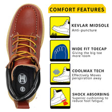 Load image into Gallery viewer, CW 303 Work Boots 6 inch for Men Water Resistant Moc Toe
