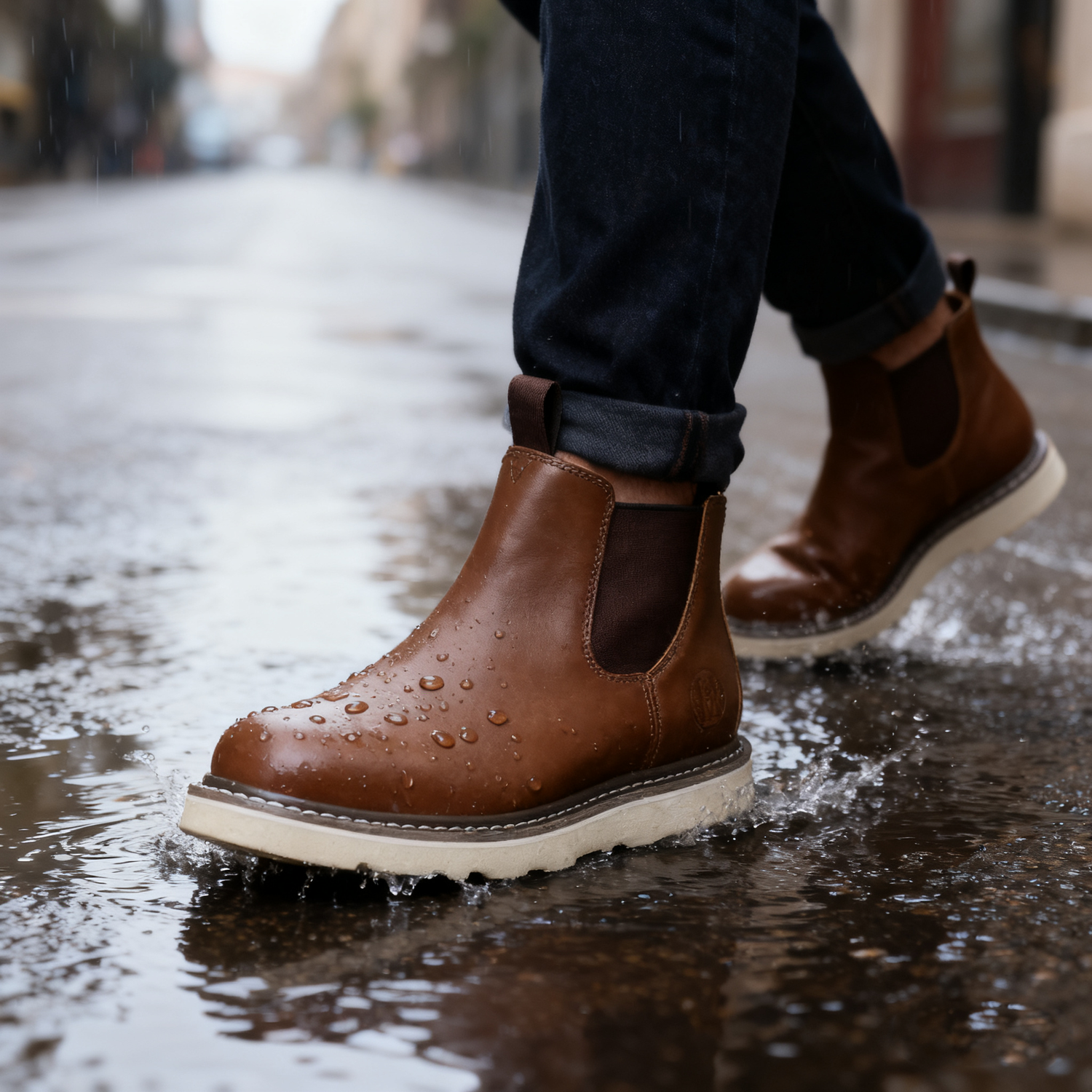 Wholesale Men’s Soft Toe Work Boots | Customizable Bulk Orders (MOQ 300 Pairs)-80AL005BN