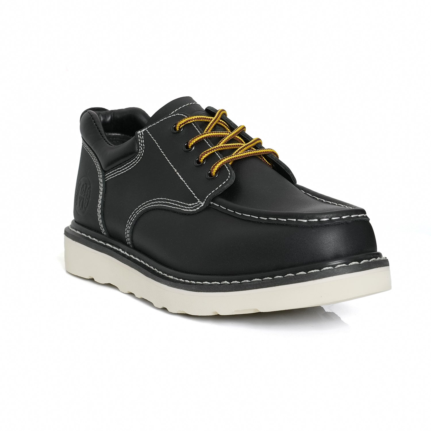 Wholesale Men’s Soft Toe Work Boots | Customizable Bulk Orders (MOQ 300 Pairs)-60LF007BK