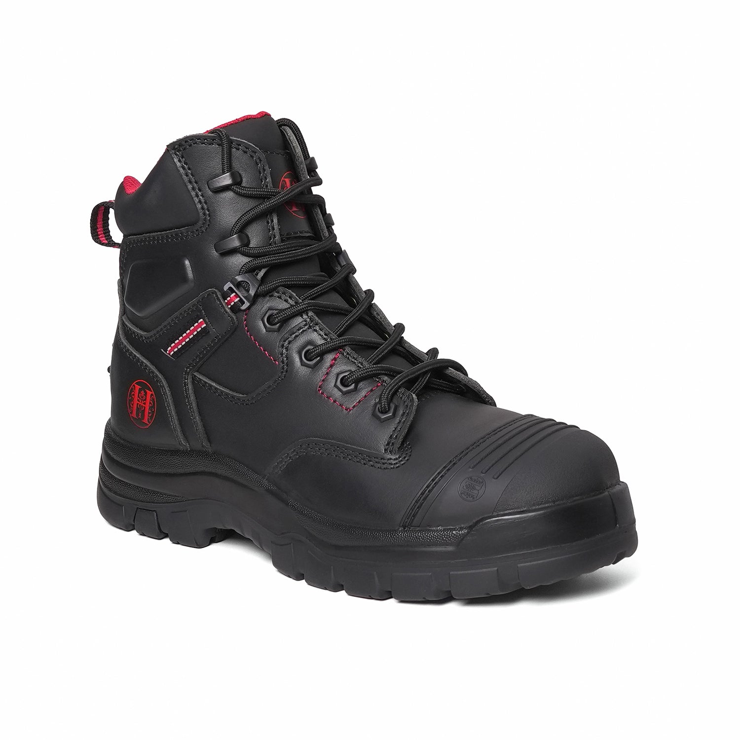 Wholesale Men’s Steel Toe Work Boots | Customizable Bulk Orders (MOQ 300 Pairs)-81HY006BK