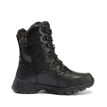 画像をギャラリービューアに読み込む, AM1003 8&quot; Men&#39;s Military Tactical Work Boots, Hiking Motorcycle Combat Boots with YKK Side Zipper
