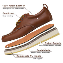 Lade das Bild in den Galerie-Viewer, HANDPOINT 82994 Men&#39;s 4&quot; Soft Toe Leather Oxford Work Shoes
