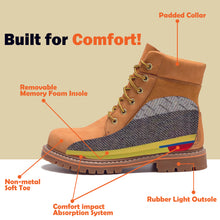 Carica l&#39;immagine nel visualizzatore di Gallery, HANDPOINT H84102 Mens 6&quot; Soft Toe Suretrack Leather Slip Resistant Durable Work Boots
