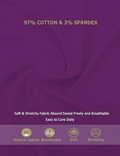 Load image into Gallery viewer, Dress Shirt for Men - Long Sleeve Solid Slim Regular Fit Business Shirt-Purple
