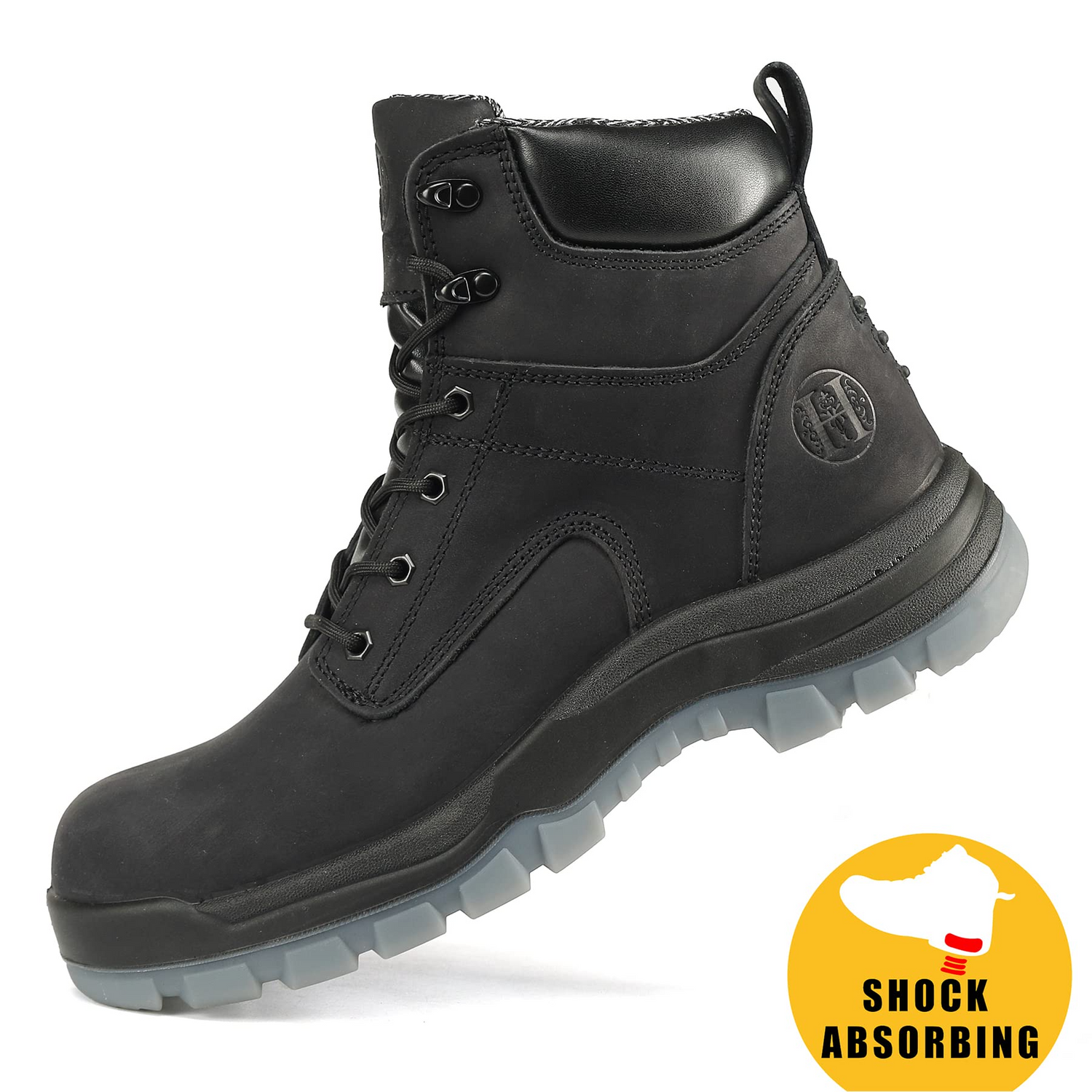 80N01BK/81N01BK Men's 6" Soft Toe / Composite Toe Slip Resistant Water Resistant Anti-puncture Work Boots Durable