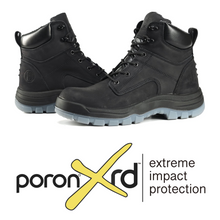 Carica l&#39;immagine nel visualizzatore di Gallery, 80N01BK/81N01BK Men&#39;s 6&quot; Soft Toe / Composite Toe Slip Resistant Waterproof Anti-puncture Work Boots Durable
