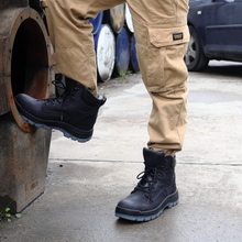 Charger l&#39;image dans la galerie, 80N01BK/81N01BK Men&#39;s 6&quot; Soft Toe / Composite Toe Slip Resistant Waterproof Anti-puncture Work Boots Durable
