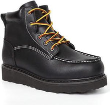 Cargar imagen en el visor de la galería, CK304 Botas de trabajo de construcción antideslizantes resistentes al agua con punta suave de 6&quot; para hombres
