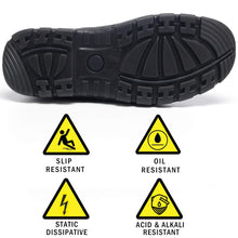 Load image into Gallery viewer, CRZ 802 /CRZ 822 Soft/Steel Toe 6&quot; Slip On Composite Toe Waterproof Slip Resistant Anti-Static Mens Work Boots
