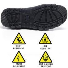 Lade das Bild in den Galerie-Viewer, CRZ 802 /CRZ 822 Soft/Steel Toe 6&quot; Slip On Composite Toe Waterproof Slip Resistant Anti-Static Mens Work Boots
