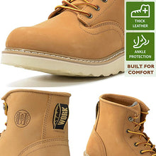 Carica l&#39;immagine nel visualizzatore di Gallery, CK306 - 6&#39;&#39; Non-slip Water Resistant Safety Boots Soft Toe -Yellow/Eva Sole
