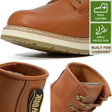 Carica l&#39;immagine nel visualizzatore di Gallery, CK308 - 6&#39;&#39; Non-slip Water Resistant EH Safety Boots Soft Toe -Tan/Pu Sole
