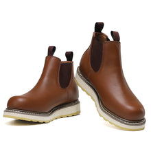 Carica l&#39;immagine nel visualizzatore di Gallery, HANDPOINT 84985 Men&#39;s Chelsea Double Gore Pull-On Soft Toe Work Boot
