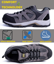 Lade das Bild in den Galerie-Viewer, Golden Retriever 1365 Non-Slip Lightweight Anti-Fatigue 4&quot; Steel Toe Work Shoes
