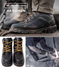 Cargar imagen en el visor de la galería, CK304 Botas de trabajo de construcción antideslizantes resistentes al agua con punta suave de 6&quot; para hombres

