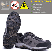 Lade das Bild in den Galerie-Viewer, Golden Retriever 1365 Non-Slip Lightweight Anti-Fatigue 4&quot; Steel Toe Work Shoes

