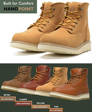 Charger l&#39;image dans la galerie, CK306 - 6&#39;&#39; Non-slip Water Resistant Safety Boots Soft Toe -Yellow/Eva Sole
