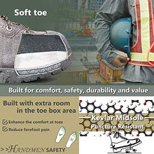 Carica l&#39;immagine nel visualizzatore di Gallery, CK303 Work Boots 6 inch for Men Water Resistant Soft Toe
