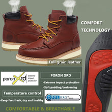 画像をギャラリービューアに読み込む, CK313 Men&#39;s Work Boots 6&quot; Composite Toe Electrical Hazard Protection Shoes
