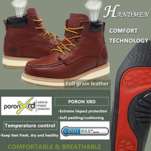 Charger l&#39;image dans la galerie, CK303 Work Boots 6 inch for Men Water Resistant Soft Toe

