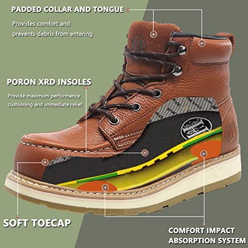 CK302 Botas para hombres Zapatos de trabajo de construccion con punta