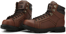 Load image into Gallery viewer, 20130 Men&#39;s 6&quot; Rubber Sole Soft Toe Nubuck Leather Work Boots
