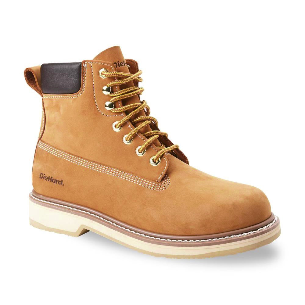 84101 Men's Soft Toe Nubuck Leather Non-Slip Work Boots - 6