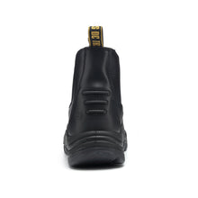Lade das Bild in den Galerie-Viewer, LV 822 Men&#39;s Slip-on Work Boots w/ Steel Toe Waterproof Black
