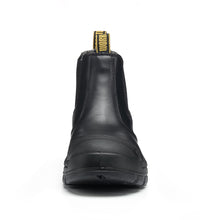 Carica l&#39;immagine nel visualizzatore di Gallery, LV 822 Men&#39;s Slip-on Work Boots Steel Toe Waterproof Black
