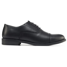 Cargar imagen en el visor de la galería, DS501BK Zapatos Oxford para hombre Zapatos de vestir con cordones de cuero genuino
