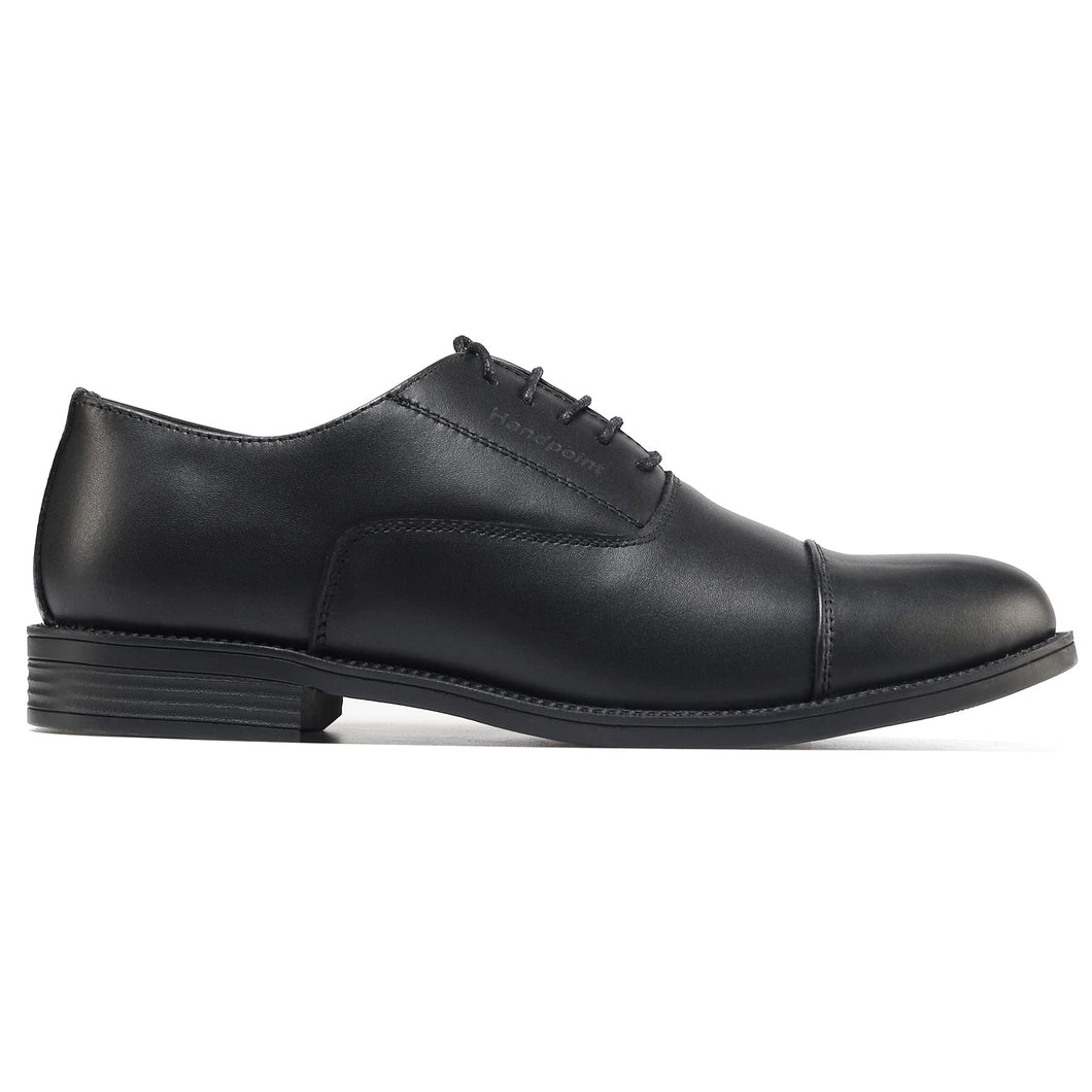DS501BK Mens Oxford Shoes Genuine Leather Lace Up Dress Shoes
