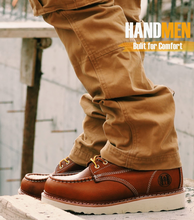 Carica l&#39;immagine nel visualizzatore di Gallery, 806 Stylish Classic 6&quot; Soft Toe Mens Work Boots Leather Slip Resistant Durable Breathable Stylish Boots

